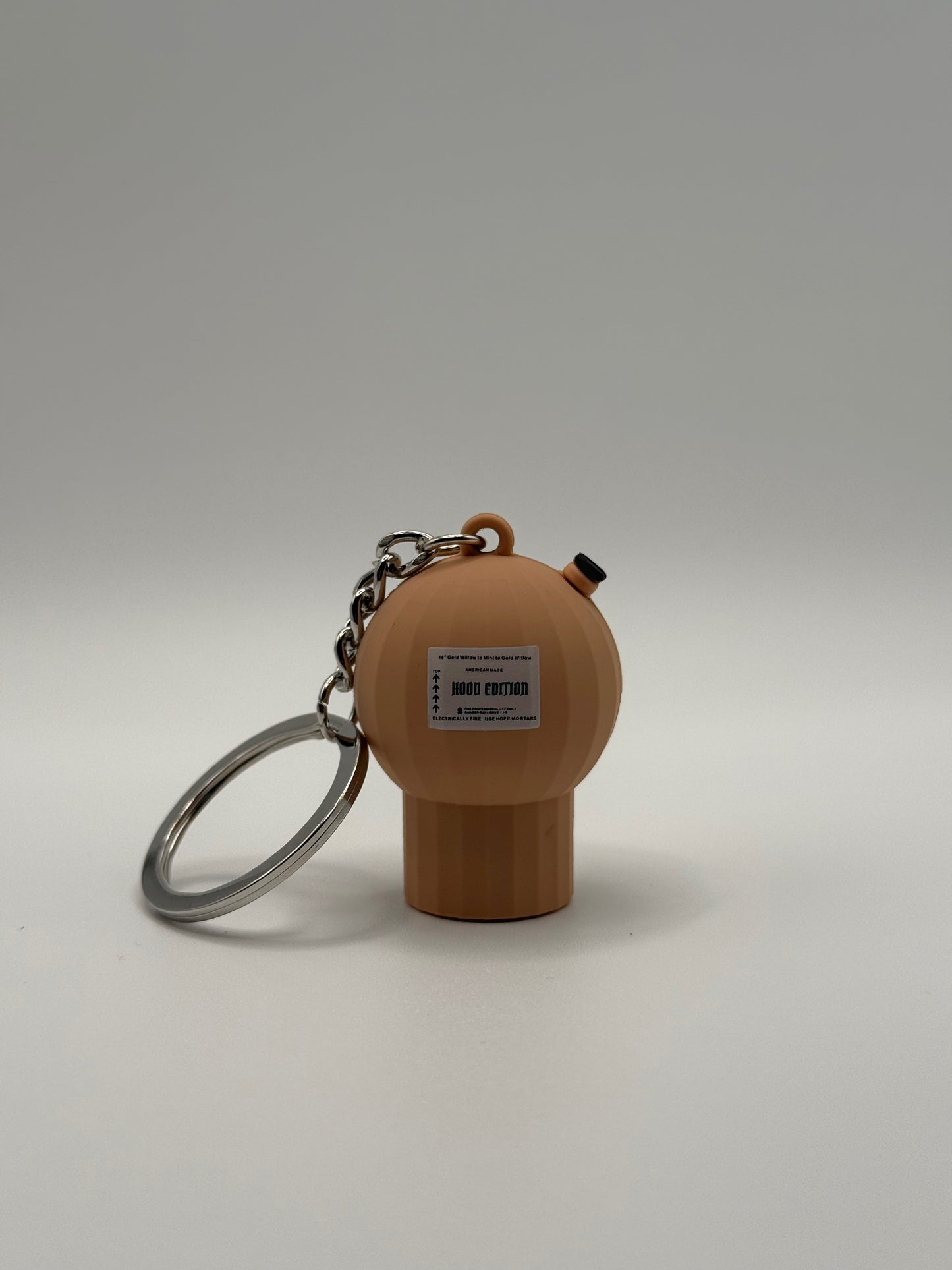 16" Display shell Keychain + Free Stickers