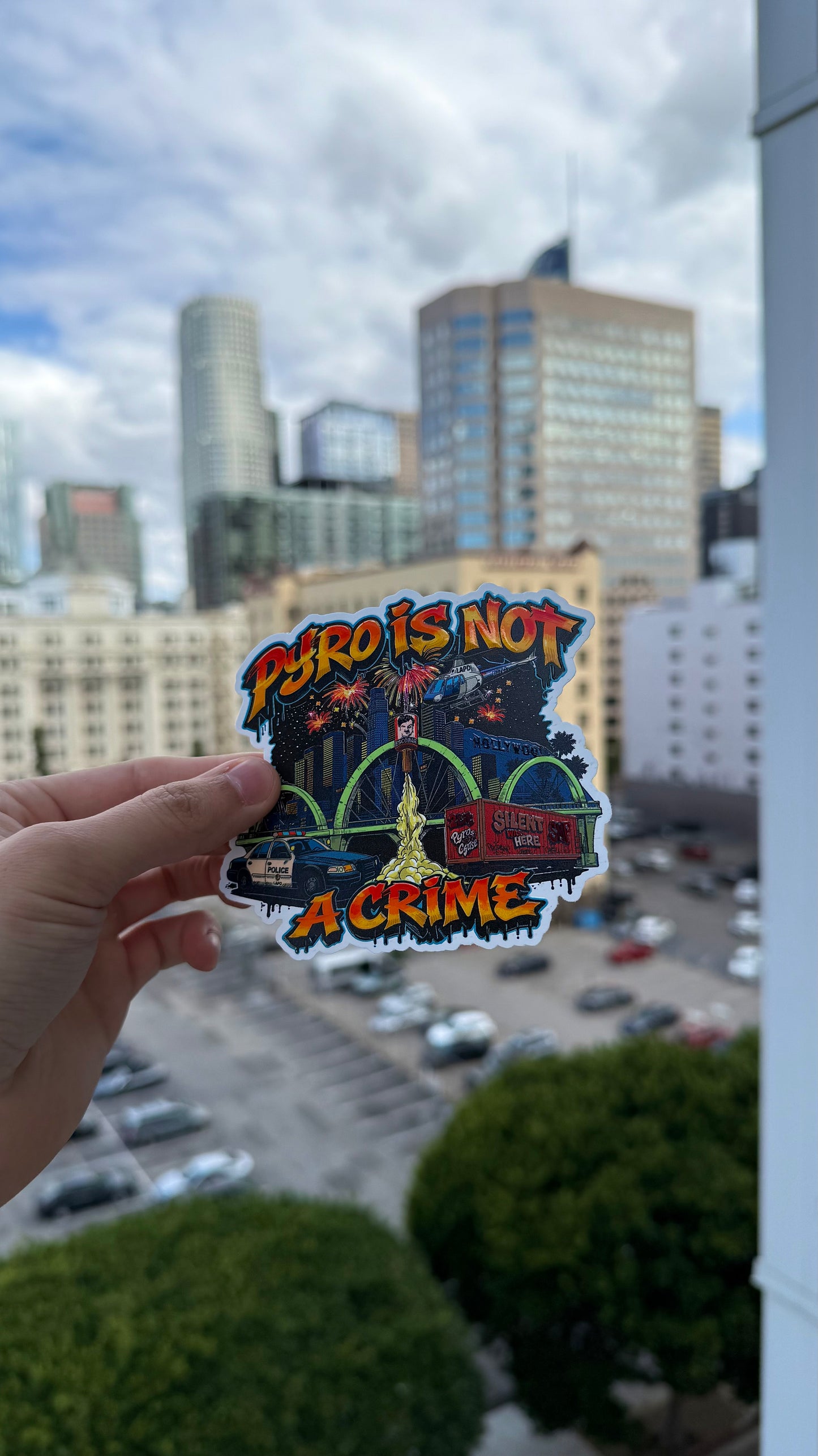 *Limited Edition* Gold Top Strobe Keychain + Free Stickers!